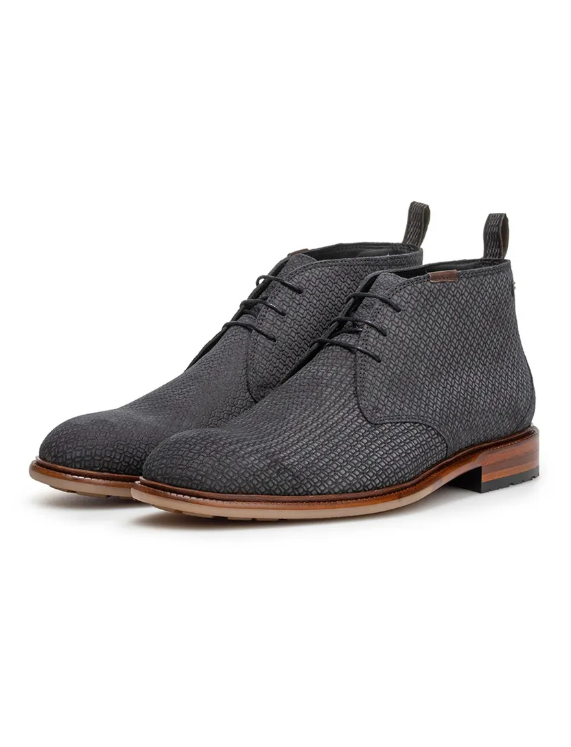 Floris van Bommel boots grijs suede winter