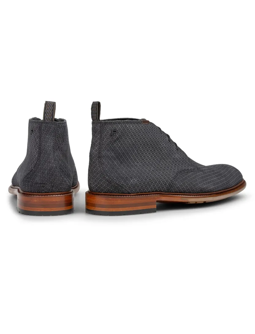 Floris van Bommel boots grijs suede winter