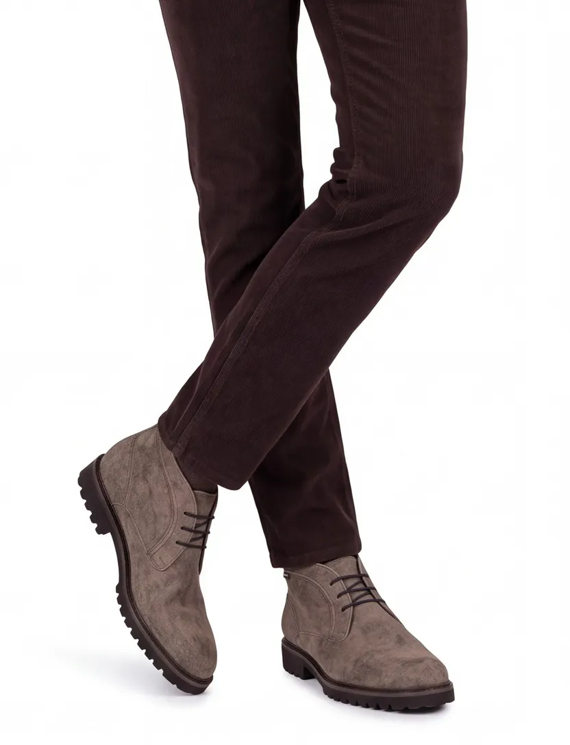 Boots Floris van Bommel beige suede