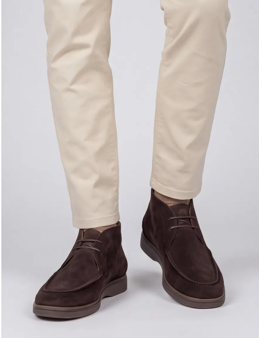 Floris van Bommel boots bruin suede