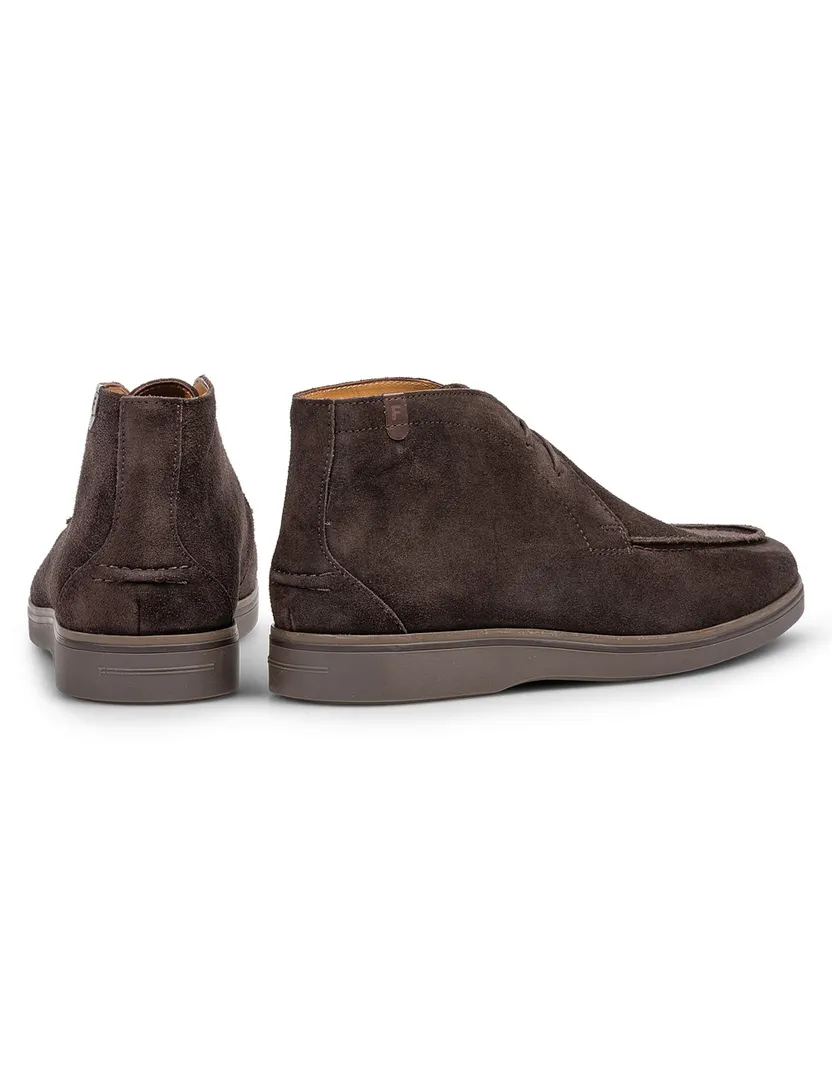 Boots Floris van Bommel bruin suède
