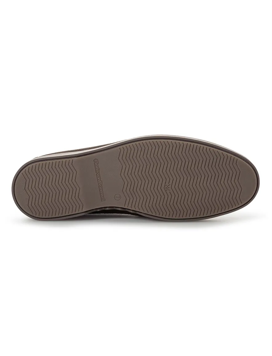 Bruine suede boots Floris van Bommel