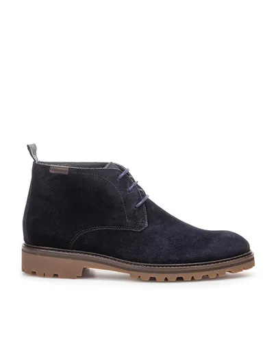 Floris van Bommel Boots Floris van Bommel donkerblauw suede