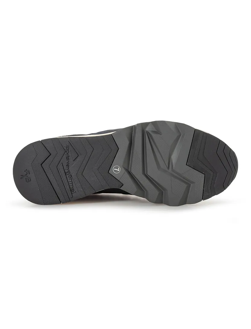 Sneakers Floris van Bommel donkerblauw leer