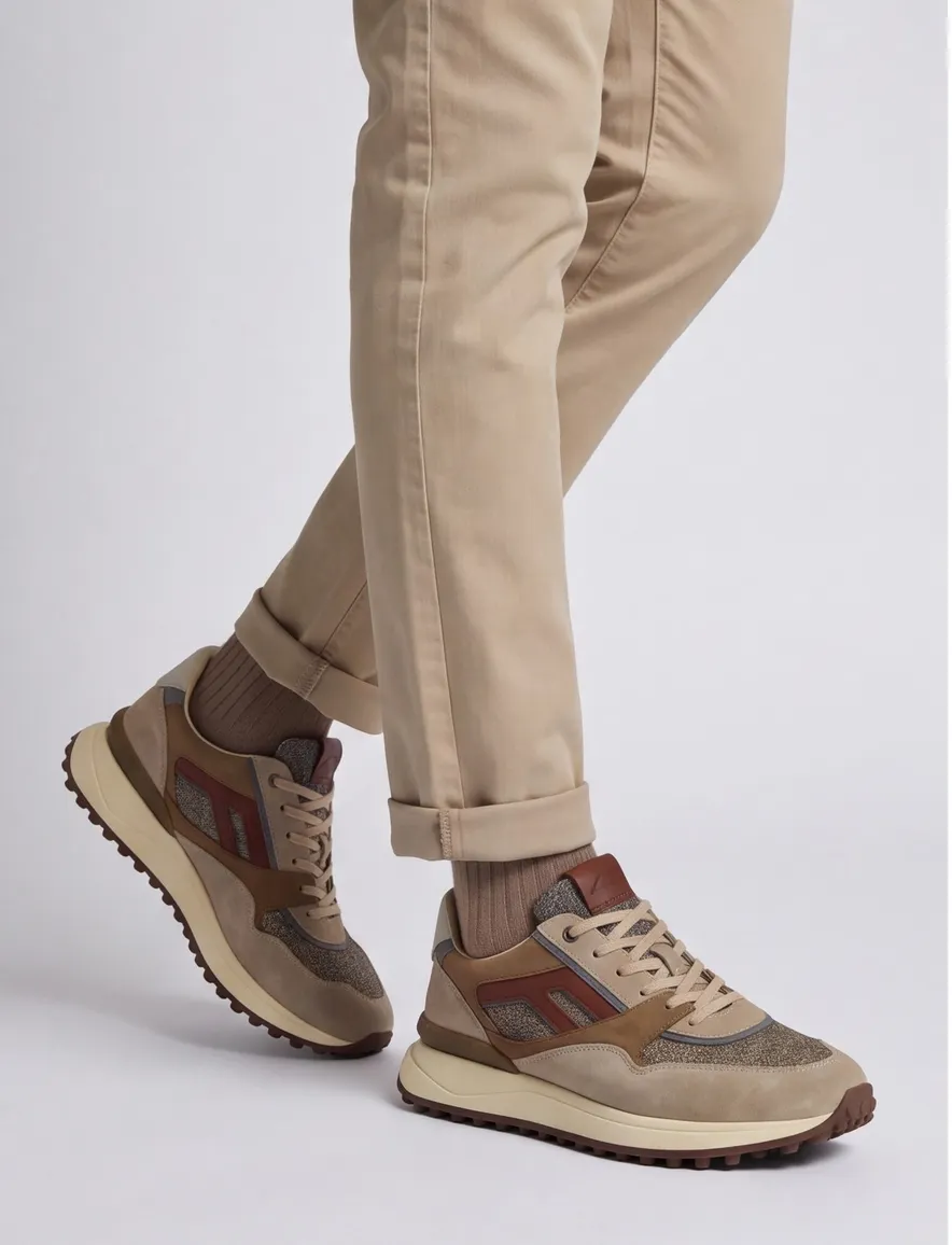 Schoenen Floris van Bommel beige SFM-10139-22-04-LightBrow