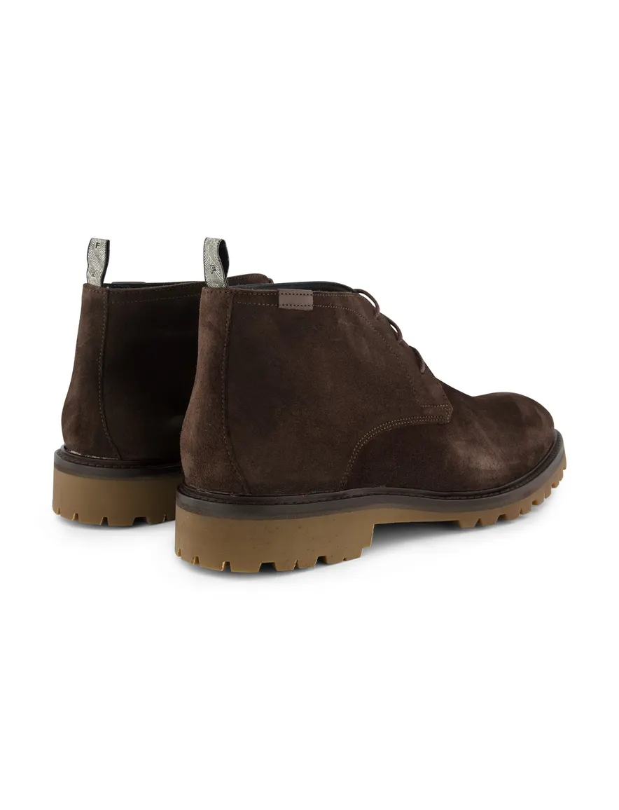 Floris van Bommel boots suede bruin
