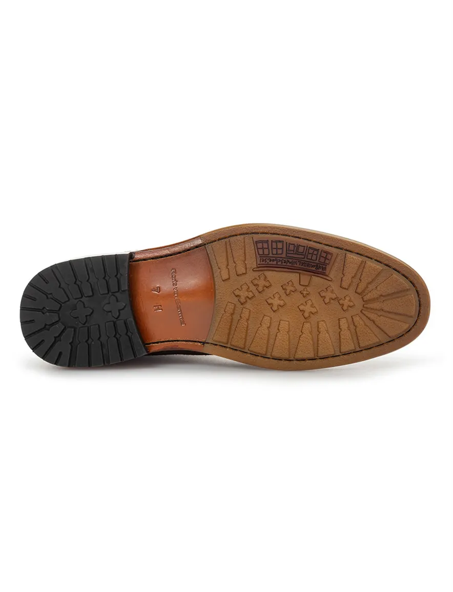 Floris van Bommel boots suede bruin