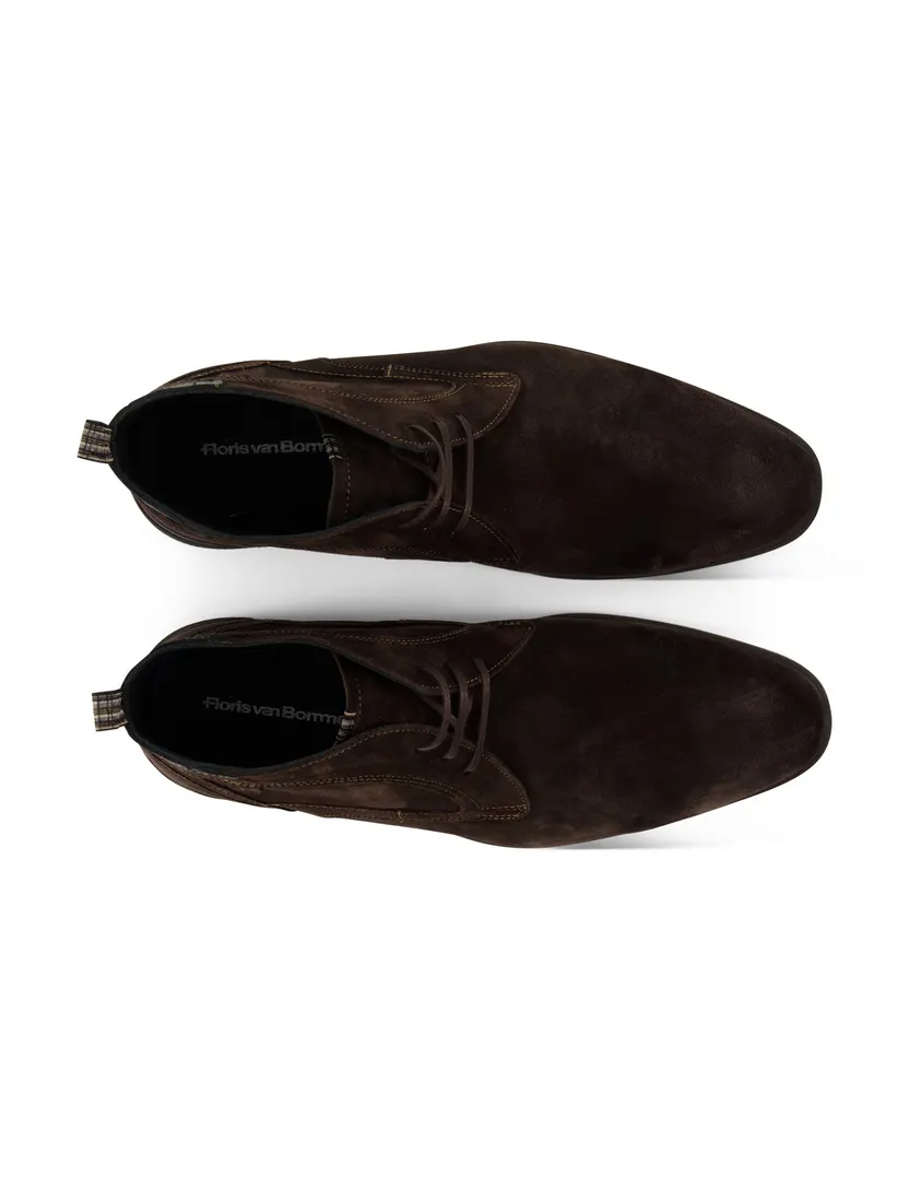 Floris van Bommel suede boots bruin winter