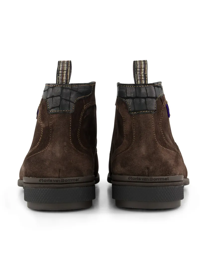 Floris van Bommel suede boots bruin winter