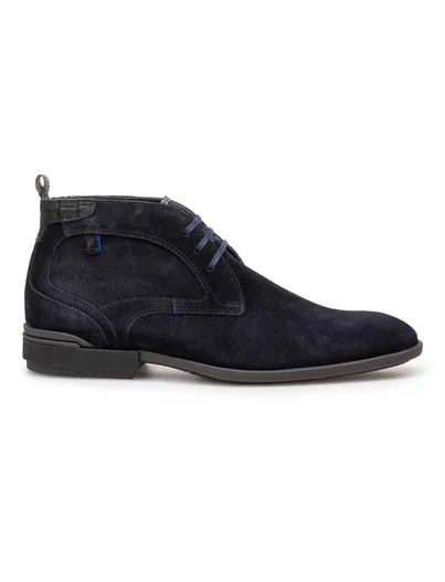 Floris van Bommel Boots Floris van Bommel donkerblauw suede