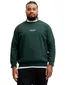 Trui Jack & Jones Plus Size donkergroen opdruk