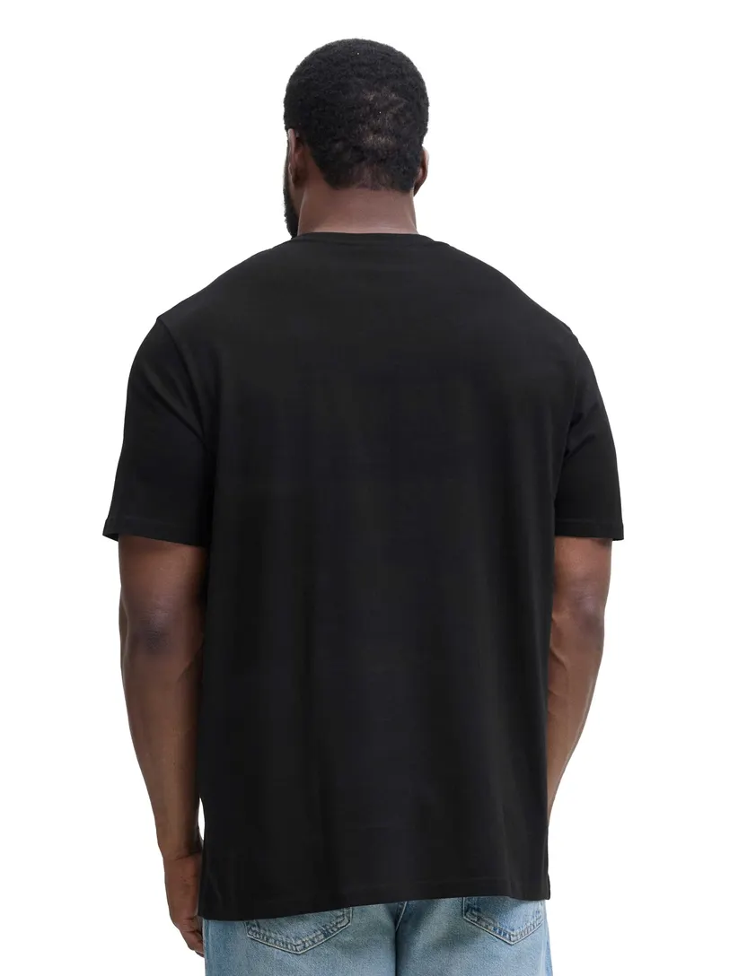 T-shirt Jack & Jones Plus Size zwart opdruk