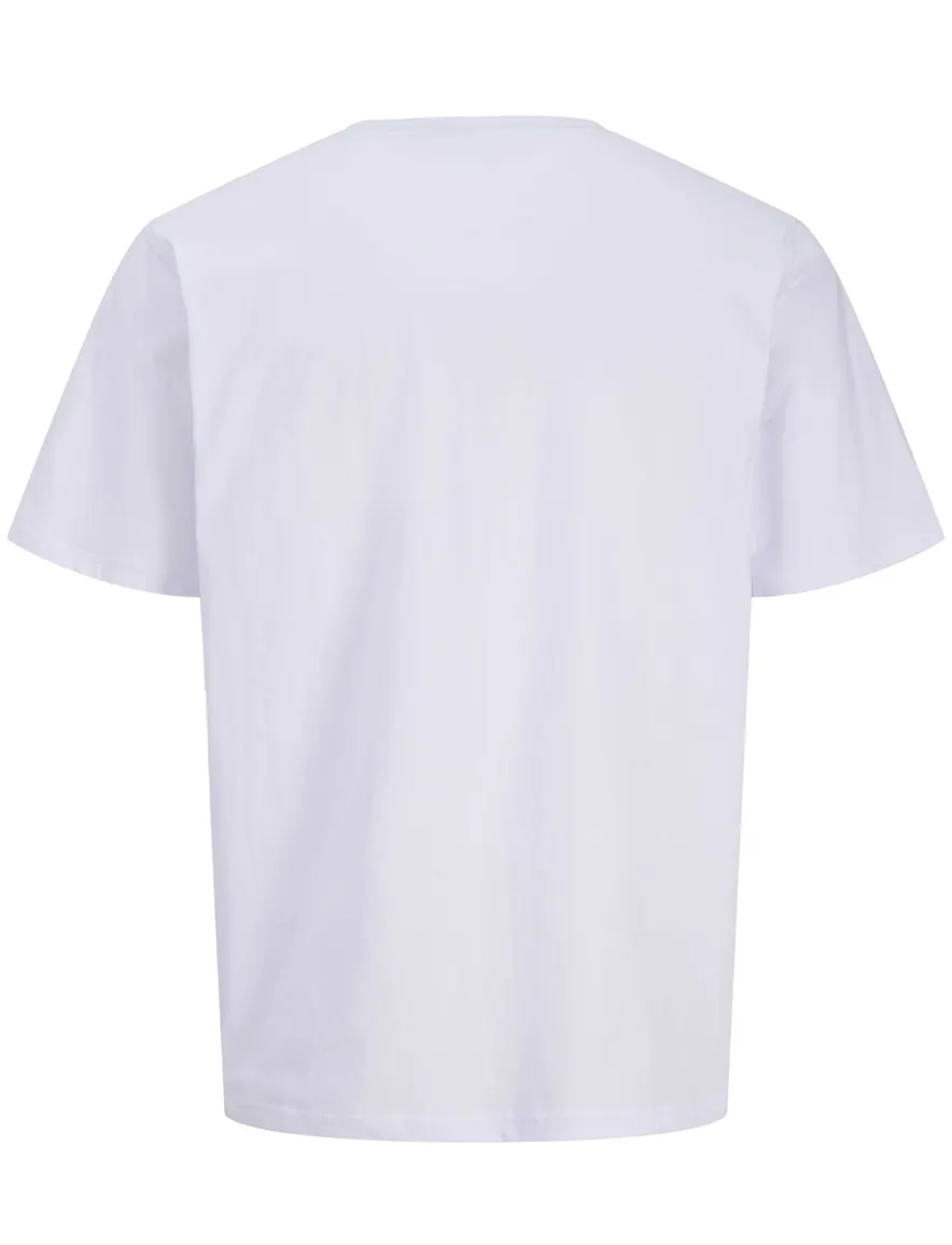 T-shirt Jack & Jones wit White