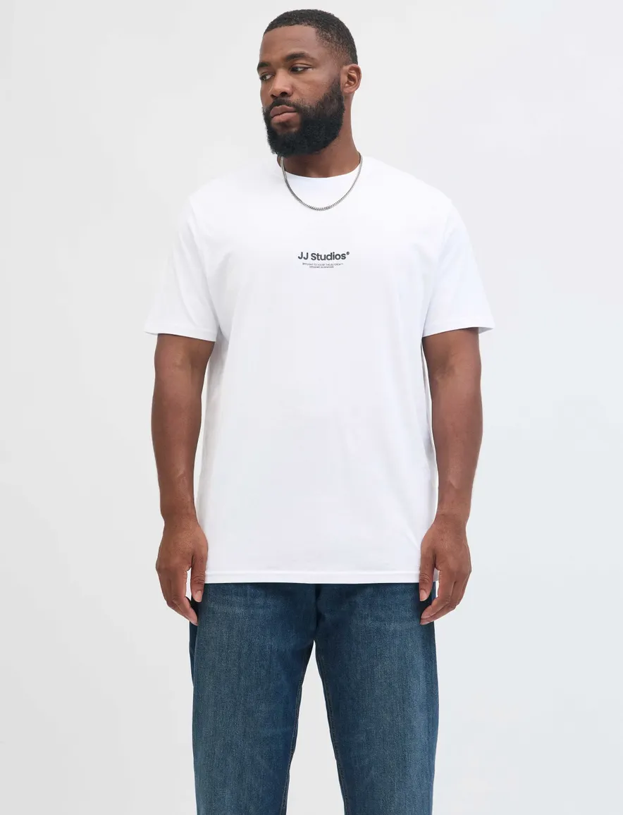 T-shirt Jack & Jones wit White