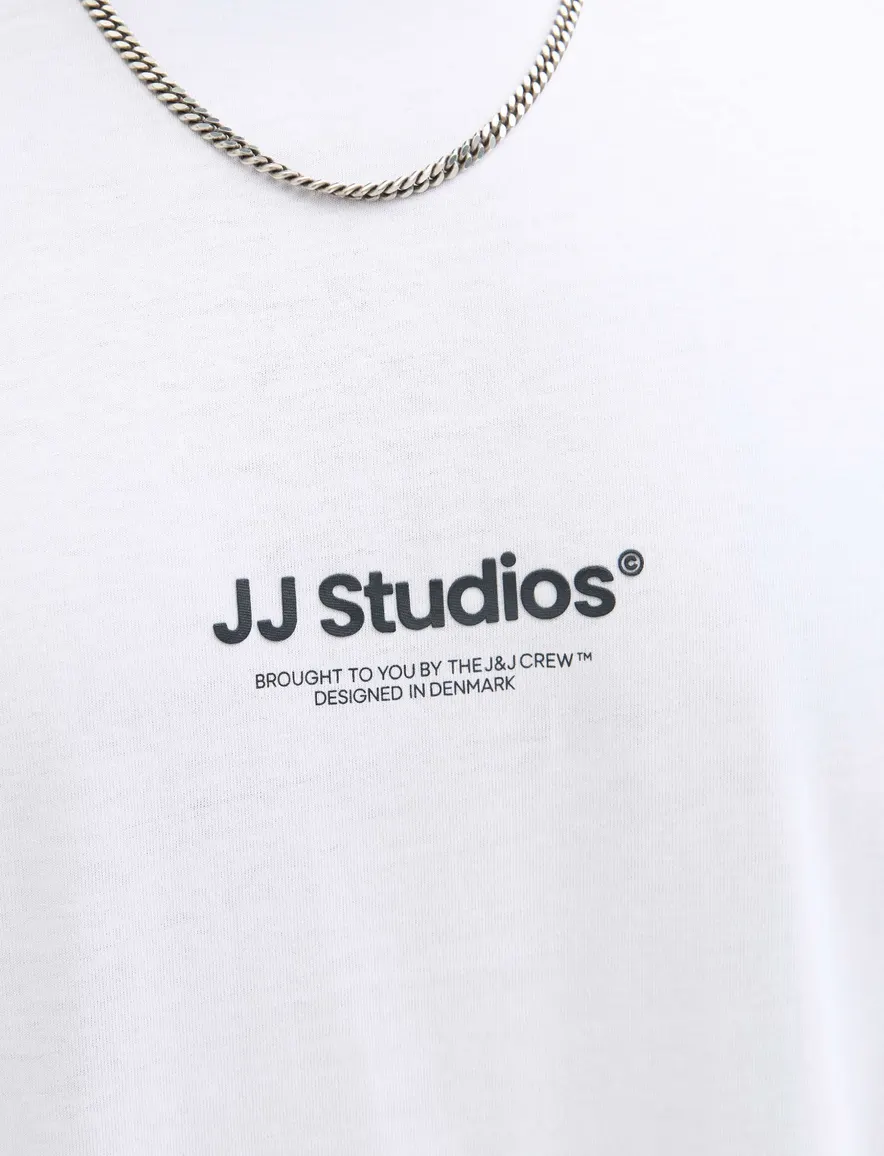 T-shirt Jack & Jones wit White