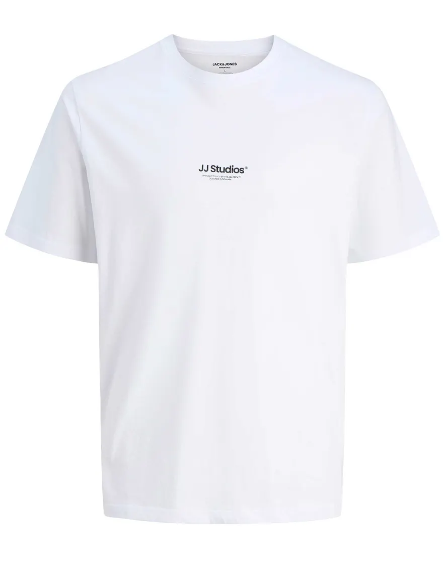 T-shirt Jack & Jones wit White