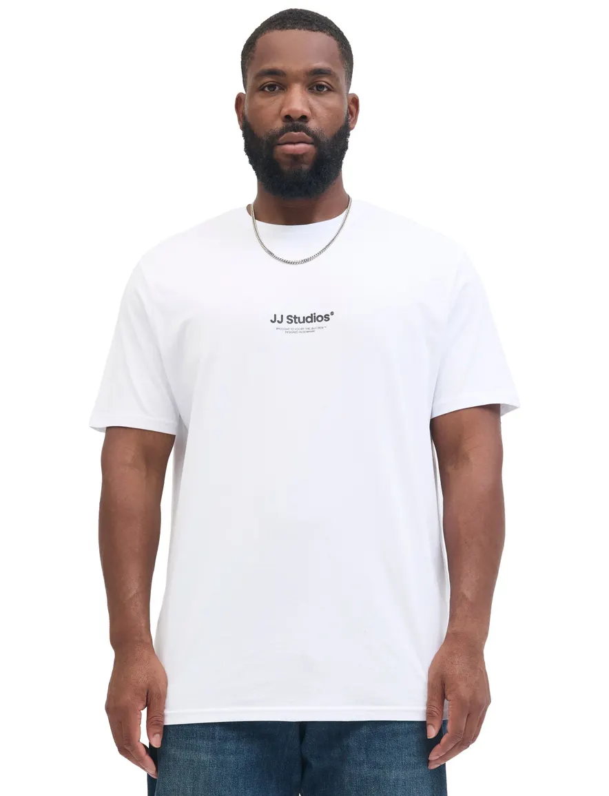 T-shirt Jack & Jones wit White