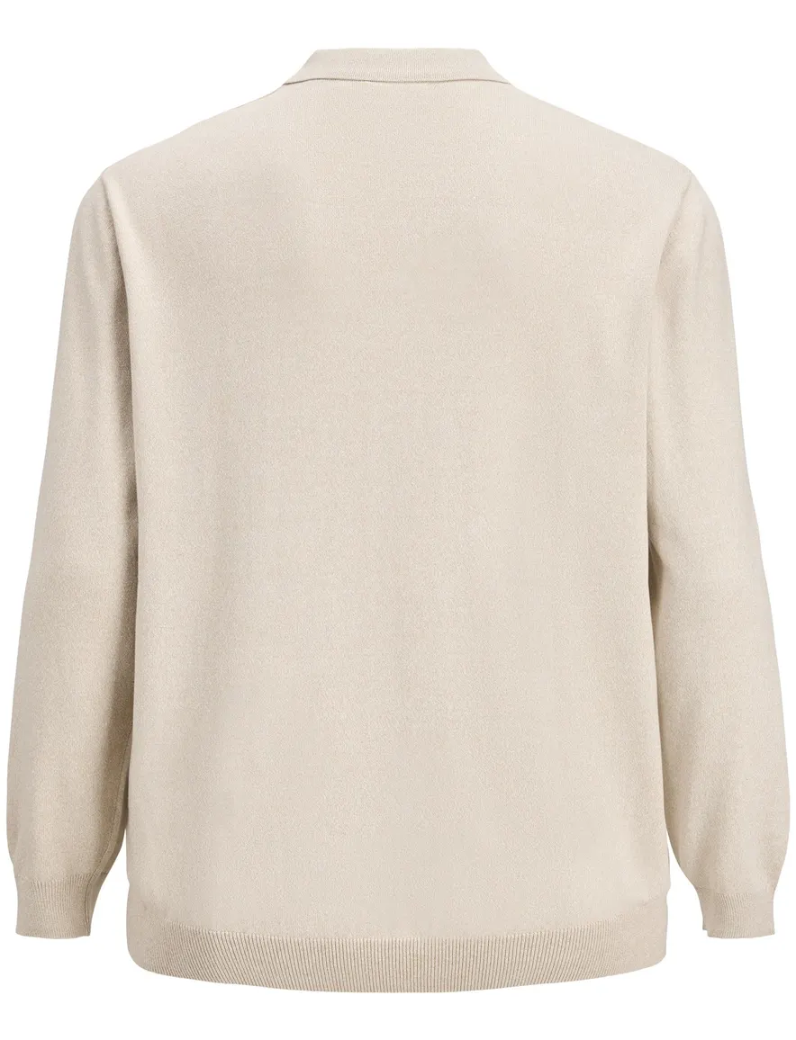 Poloshirt Jack & Jones beige Moonbeam