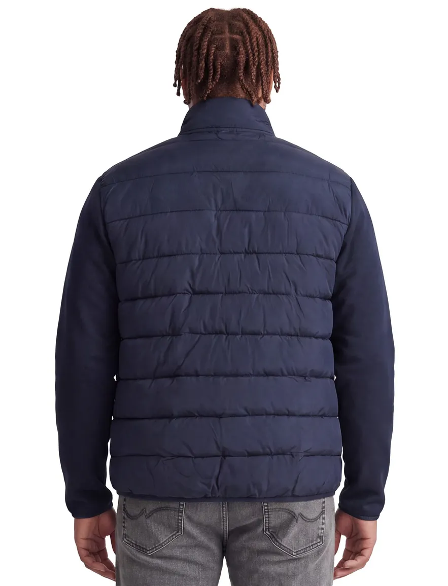Jack & Jones Plus Size gewatteerde jas donkerblauw