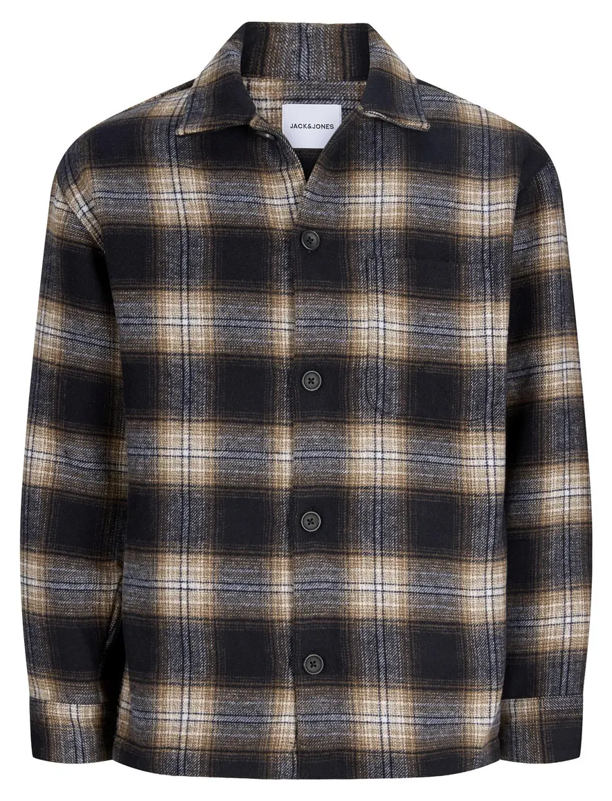 Overshirt Jack & Jones donkerblauw Navy Blazer/CHECK