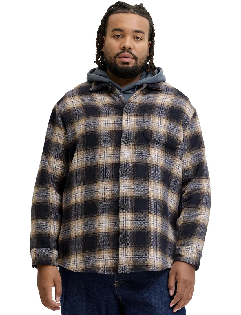 Overshirt Jack & Jones Plus Size donkerblauw