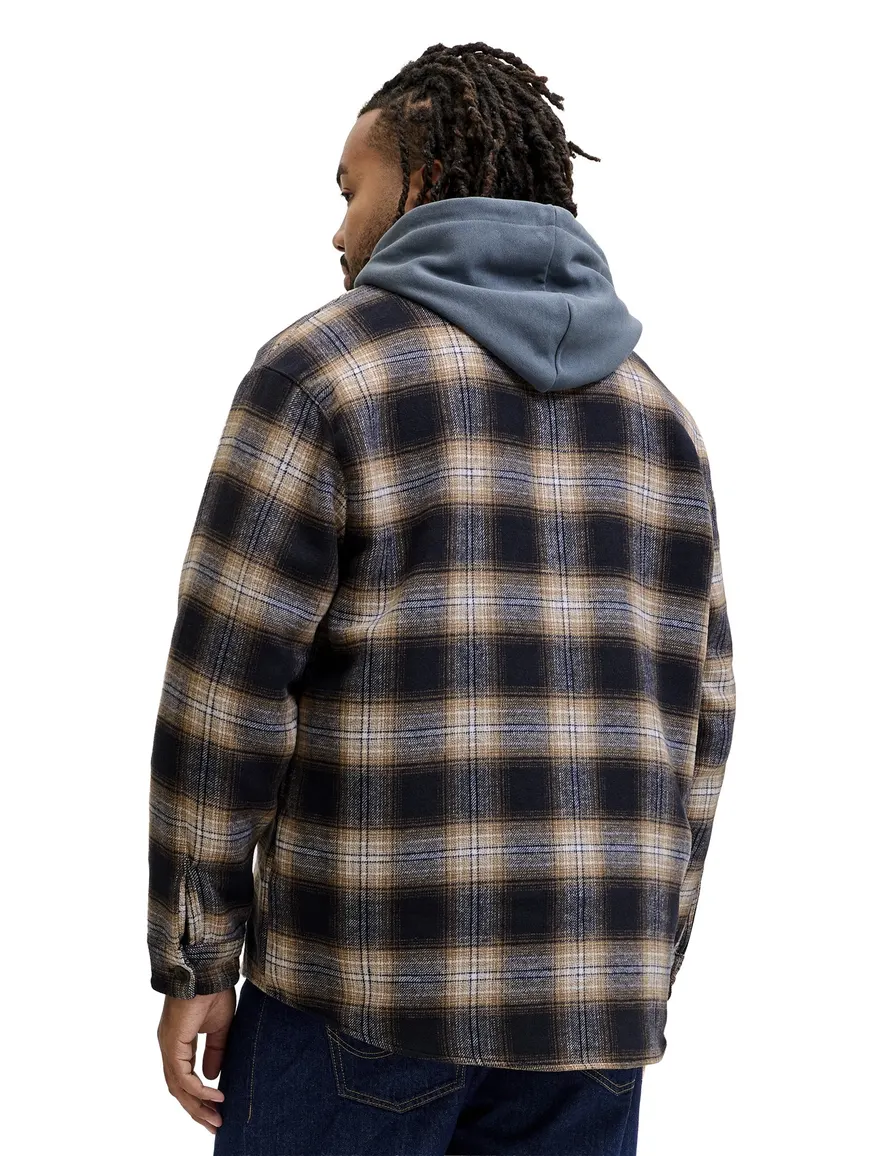 Overshirt Jack & Jones donkerblauw Navy Blazer/CHECK