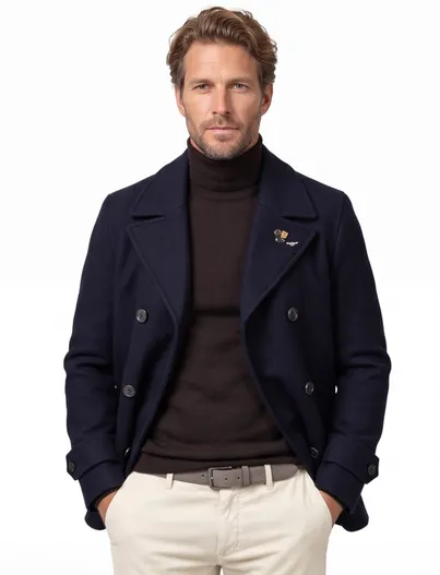 Aeronautica Militare Overjas Aeronautica Militare donkerblauw wol