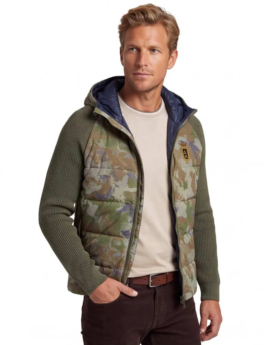 Aeronautica Militare outdoor vest donkergroen