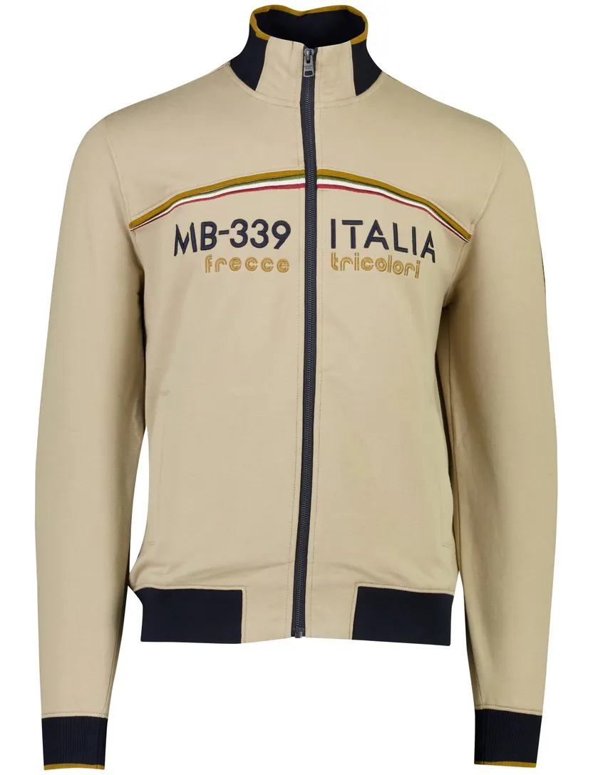 Vest Aeronautica Militare camel hoge hals