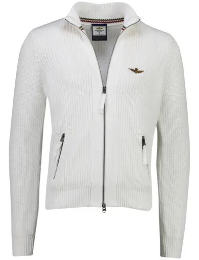 Aeronautica Militare Vest Aeronautica Militare wit katoen