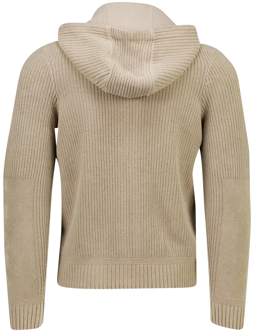 Vest Aeronautica Militare bruin capuchon