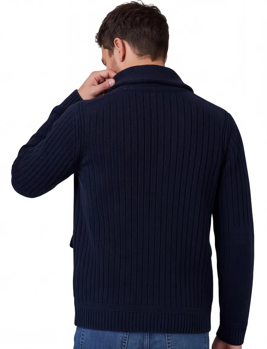 Aeronautica Militare vest donkerblauw effen