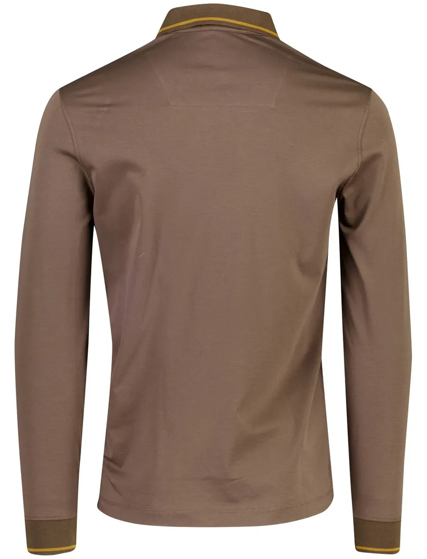 Poloshirt Aeronautica Militare bruin Regular Fit