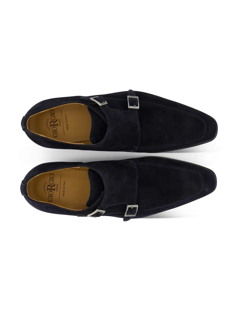 Nette schoenen Giorgio donkerblauw suede