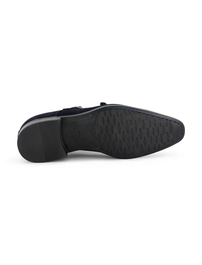 Nette schoenen Giorgio donkerblauw suede