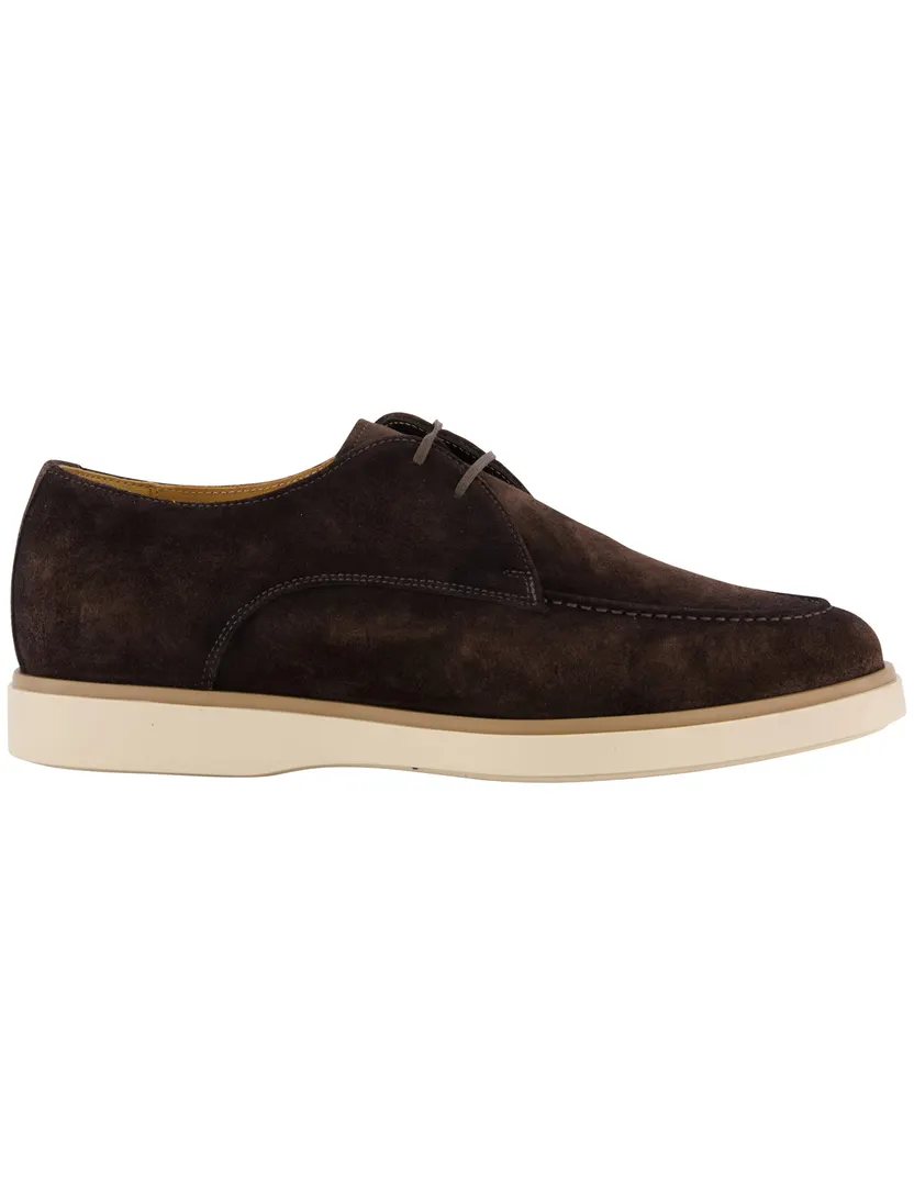 Schoenen Giorgio bruin suede met lichte zool