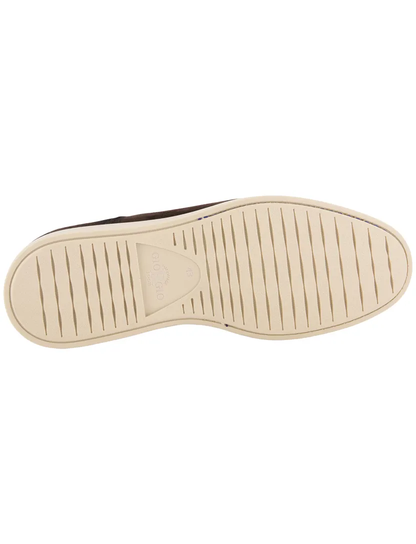 Schoenen Giorgio bruin suede met lichte zool