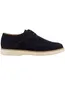 Giorgio veterschoenen donkerblauw suede rubberen zool