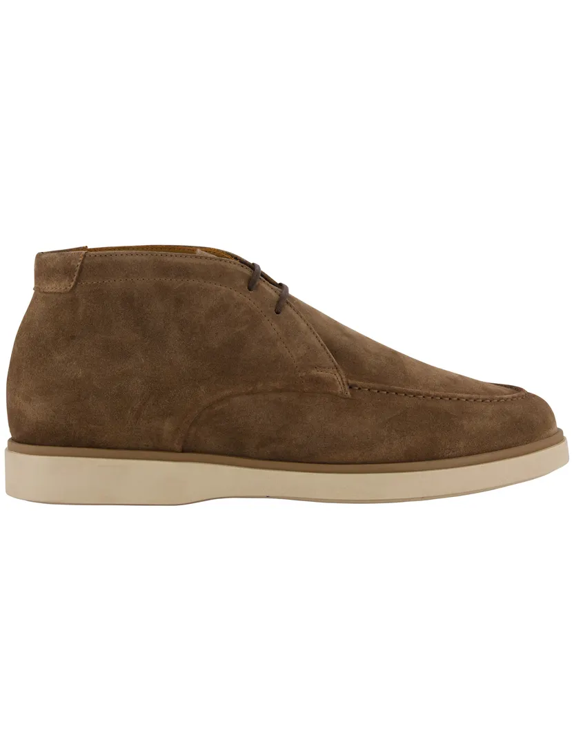 Schoenen Giorgio lichte zool met bruin suède