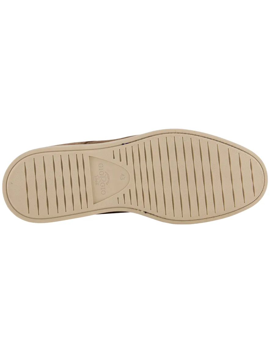 Giorgio schoenen veterschoenen bruin suède