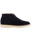 Giorgio veterschoenen donkerblauw suède & lichte zool