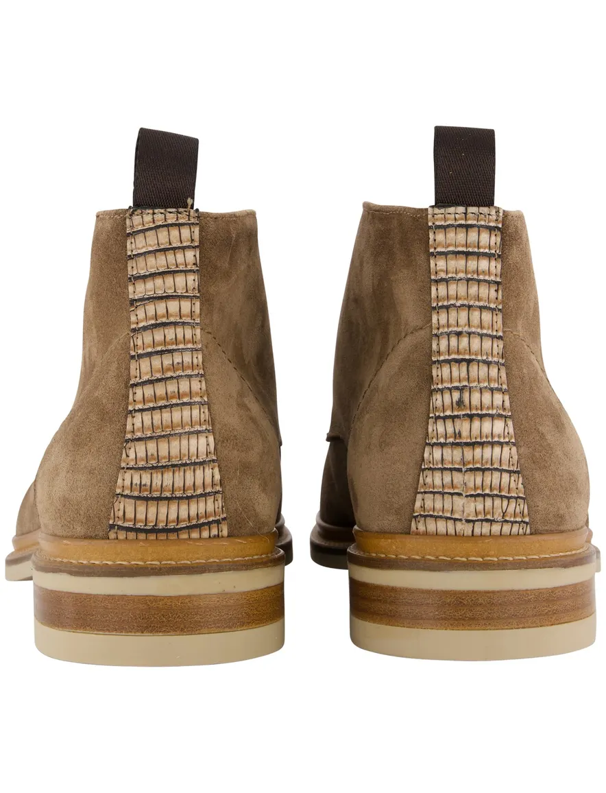 Giorgio veterschoenen in bruin suède