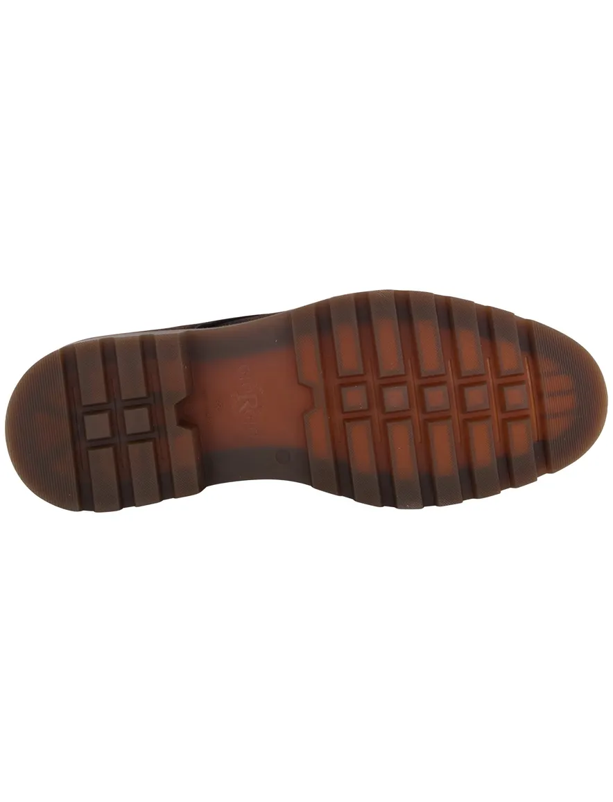 Giorgio veterschoenen donkerbruin met grof geribbelde rubberzool