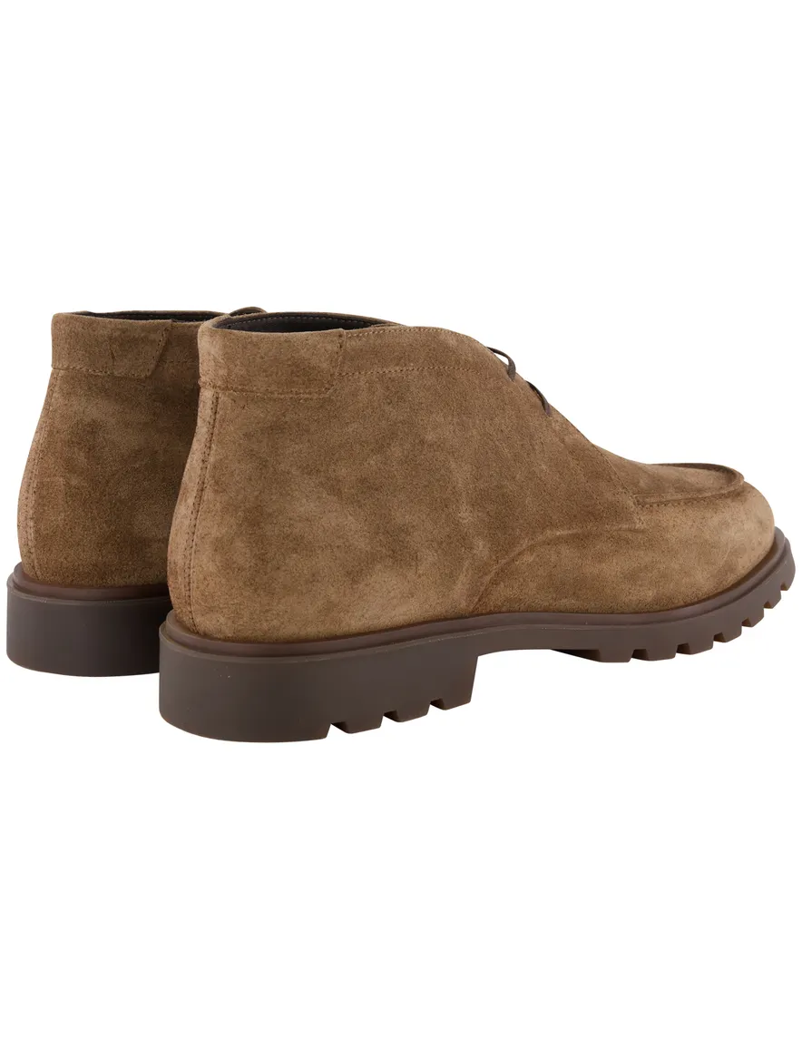 Giorgio veterschoenen bruin grof geribbelde rubberzool