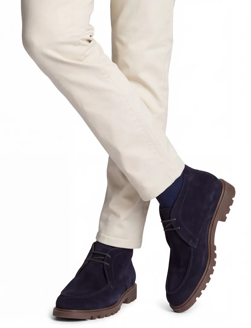 Schoenen Giorgio donkerblauw suede