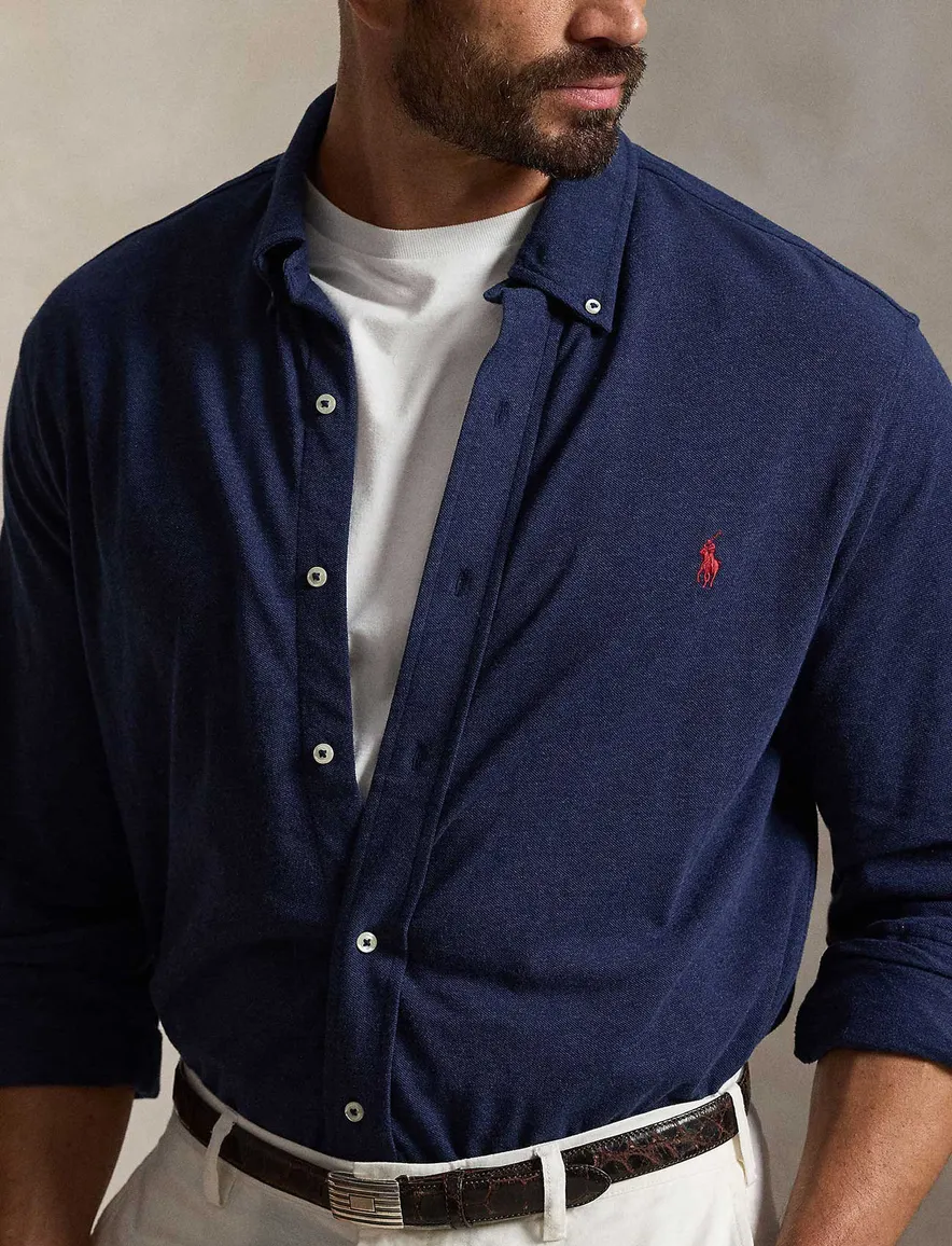 Overhemd Polo Ralph Lauren donkerbl navy