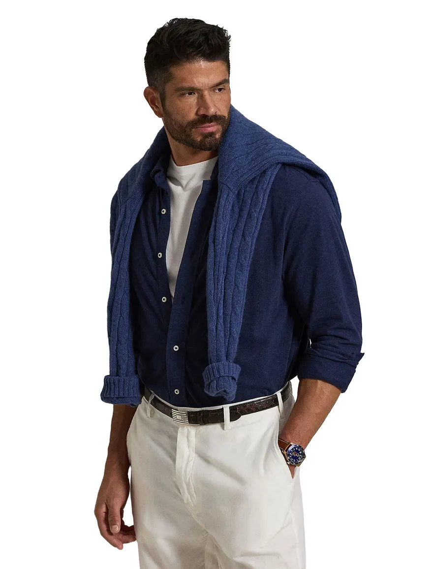 Overhemd Polo Ralph Lauren donkerbl navy