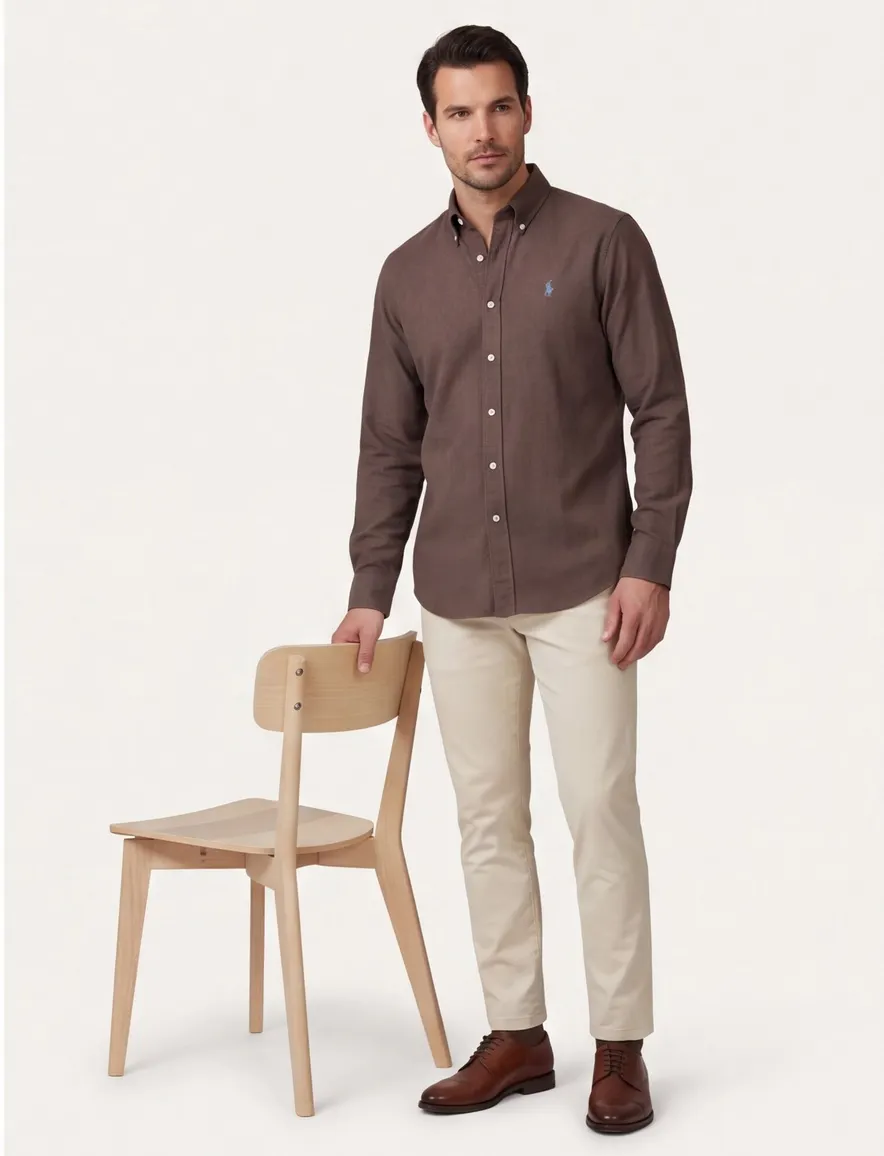 Overhemd Polo Ralph Lauren bruin bruin