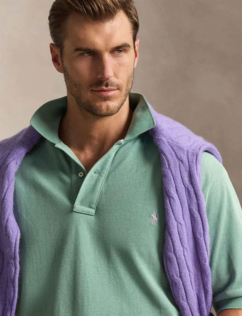 Poloshirt Polo Ralph Lauren Big & Tall turquoise wijde fit