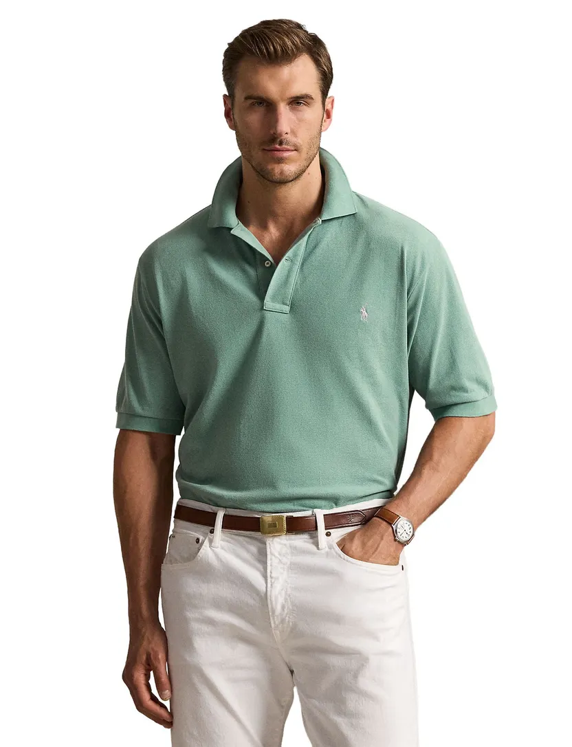 Poloshirt Polo Ralph Lauren Big & Tall turquoise wijde fit